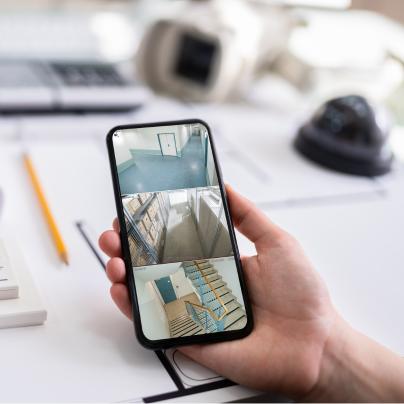 Wichita Falls security camera feed on cell phone